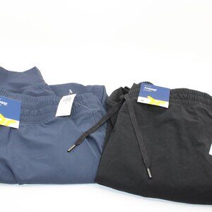 Old Navy NWT Women Joggers Bundle Of 2 Blue Black XL Elastic Waist Relaxed Summe